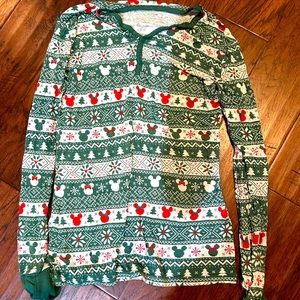 Little Sleepies Mickey Christmas Women’s Pajama Top
